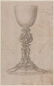 Design for a Chalice (recto) by Luzio Romano