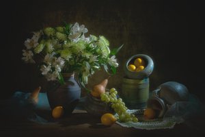Moody Floral Still Life