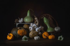 Rustic Autumn Harvest by Lydia Jacobs