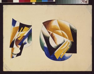 Cup with Saucer by Lyubov Sergeevna Popova