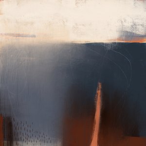 Abstract Blue Horizon by MANSI SAXENA