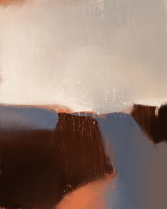 Abstract Canyon Passage by MANSI SAXENA