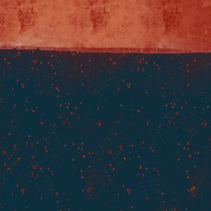 Deep Blue Rust Abstraction by MANSI SAXENA