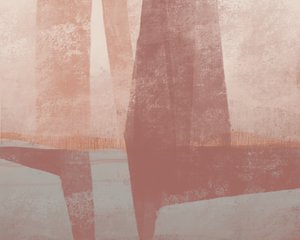 Modern Terracotta Abstract by MANSI SAXENA