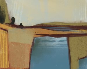 Serene Water Landscape by MANSI SAXENA
