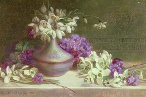 Snowdrops & Violets by M.V. Morgan