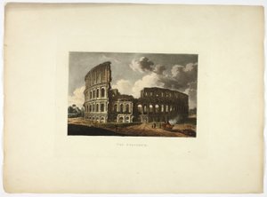 The Coliseum, plate fifteen from the Ruins of Rome