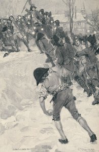 Bonaparte Attacking Snow Forts at the School of Brienne, 1896
