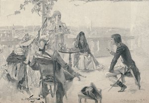 Napoleon in Society at Valence, 1785