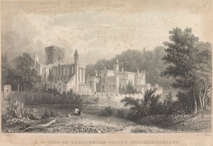 North West View of Brenckburn Priory, Northumberland