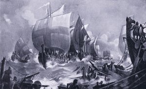 The Battle of Helge River AD1025 by M. Mackinlay