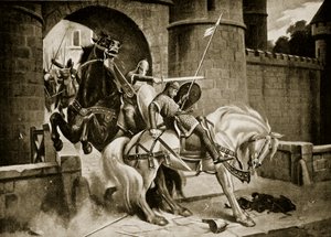The Combat Between William and Robert at Gerberoy by M. Mackinlay