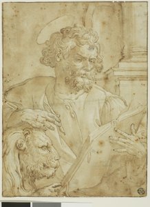 Saint Mark the Evangelist by Maarten de Vos