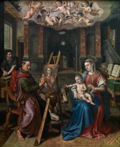 St. Luke Painting the Virgin by Maarten de Vos