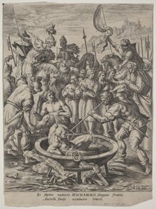 The Seven Maccabean Brothers Killed by Antiochus by Maarten de Vos