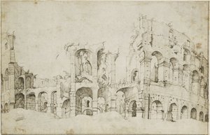 Rome, the Colosseum by Maarten van Heemskerck