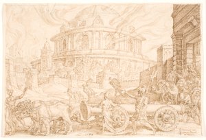 Nebuchadnezzar and the Chaldeans Plundering the Temple in Jerusalem