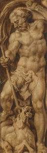 Neptune Stabbing a Sea Horse
