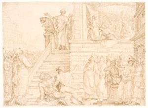 Peter Preaching in Jerusalem