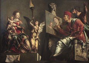 Saint Luke Painting the Virgin