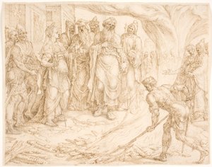 Tamar Making Herself Known by Maarten van Heemskerck