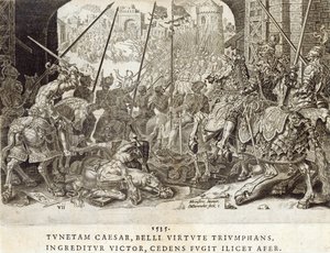 The Conquest of Tunis in 1535, Plate 7 from 