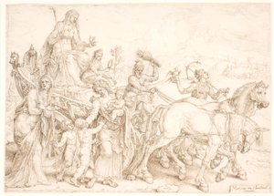Triumphal Chariot. Humility