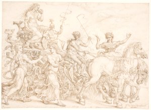 Triumphal Chariot. Invidia (Envy)