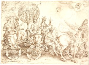 Triumphal Chariot. Mundus (The World). (An Allegory of the Four Elements)