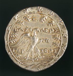 Tetradrachm of King Perseus of Macedon, minted in Pella, Kingdom of Macedonia, reverse, c.179-168 BC by Macedonian