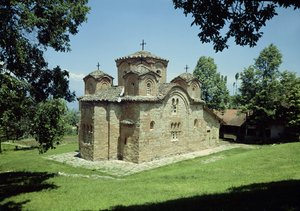 Monastery Church of St. Pantaleimon, Built c.1164 by Macedonian School