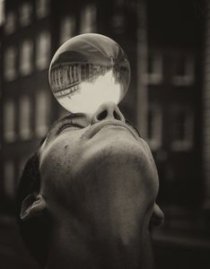 Balancing Crystal Ball Reflection by Maciej Przeklasa
