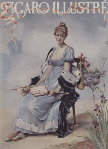 May Flowers. Cover of Le Figaro Illustre, May 1894