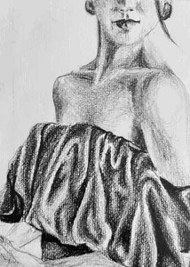 Intimate Female Sketch by Madison Phipps