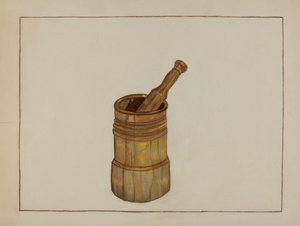 Mortar and Pestle by Mae Szilvasy