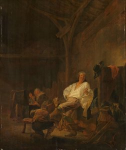 An Officer in Billeted Quarters by Maerten Stoop