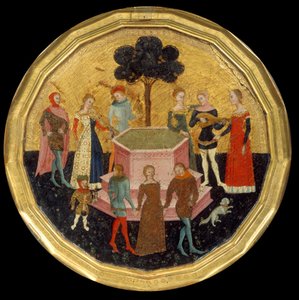 The Garden of Love by Maestro di Deschi Da Parto