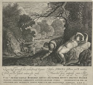 Cephalus and Procris by Magdalena van de Passe