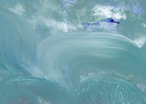 Blue Fluid Waves
