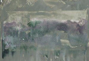 Misty Abstract Landscape by Maira Ribena