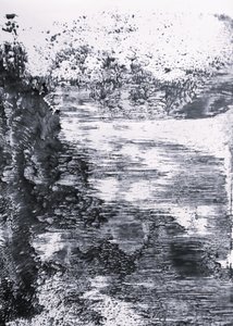 Monochrome River Reflection