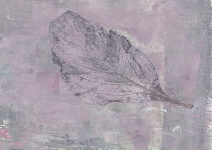 Muted Lavender Leaf by Maira Ribena