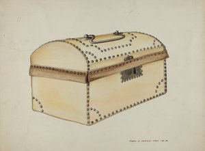 Leather Covered Box, c. 1937