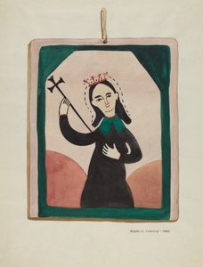 Retablo Virgin
