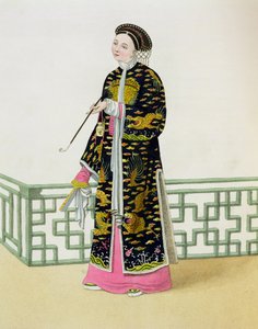 A Lady of Distinction in her Habit of Ceremony, plate 60 from 