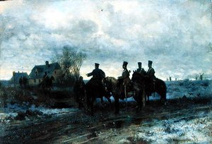Polish Patrol by Maksymilian Gierymski