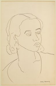 Study of a Girl #4 by Malvin Gray Johnson