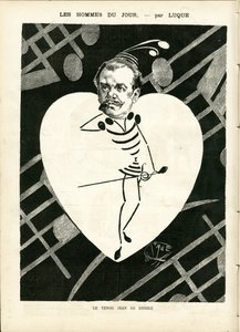 Illustration by Manuel Luque (1854-1919) in La Caricature (1880) by Manuel Luque