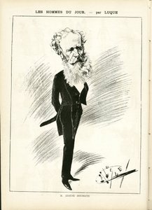 Illustration of Manuel Luque (1854-1919) in La Caricature (1880)