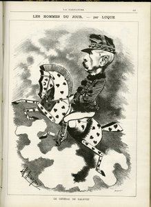 Illustration of Manuel Luque in La Caricature (1880)